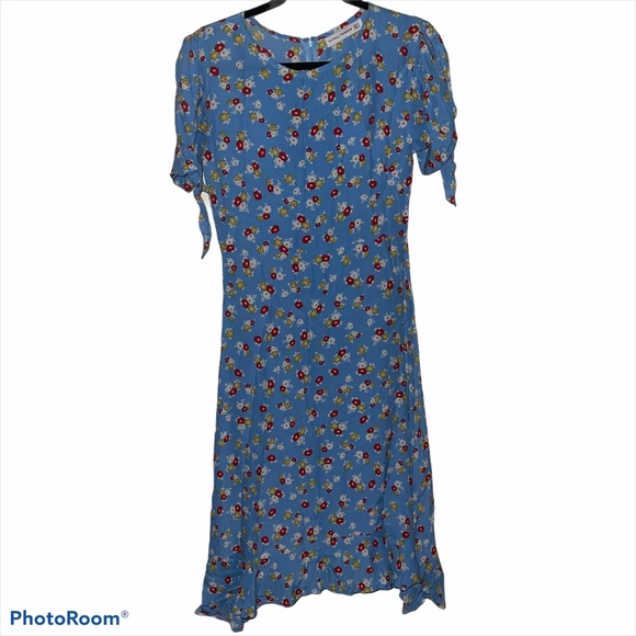 FAITHFULL THE BRAND blue Emilia floral dress - Picture 2 of 5